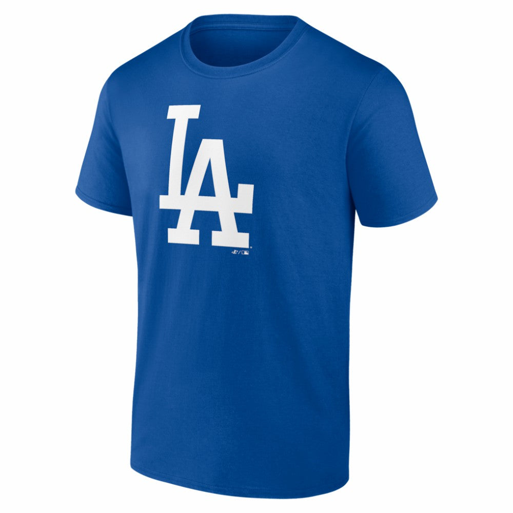 Los Angeles Dodgers Logo Athletic Official Logo T-Shirt - Royal - MLB Discount