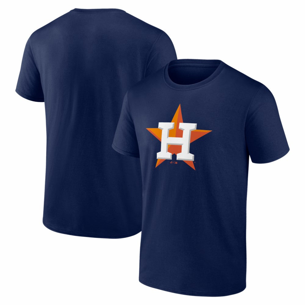 Houston Astros Logo Athletic Official Logo T-Shirt - Navy - MLB Discount
