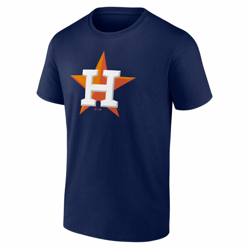 Houston Astros Logo Athletic Official Logo T-Shirt - Navy - MLB Discount