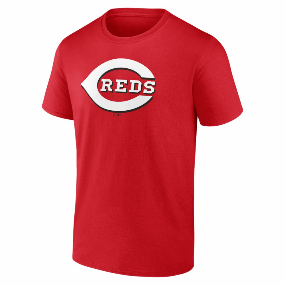 Cincinnati Reds Logo Athletic Official Logo T-Shirt - Red - MLB Discount