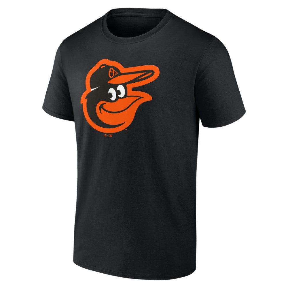 Baltimore Orioles Logo Athletic Official Logo T-Shirt - Black - MLB on Sale