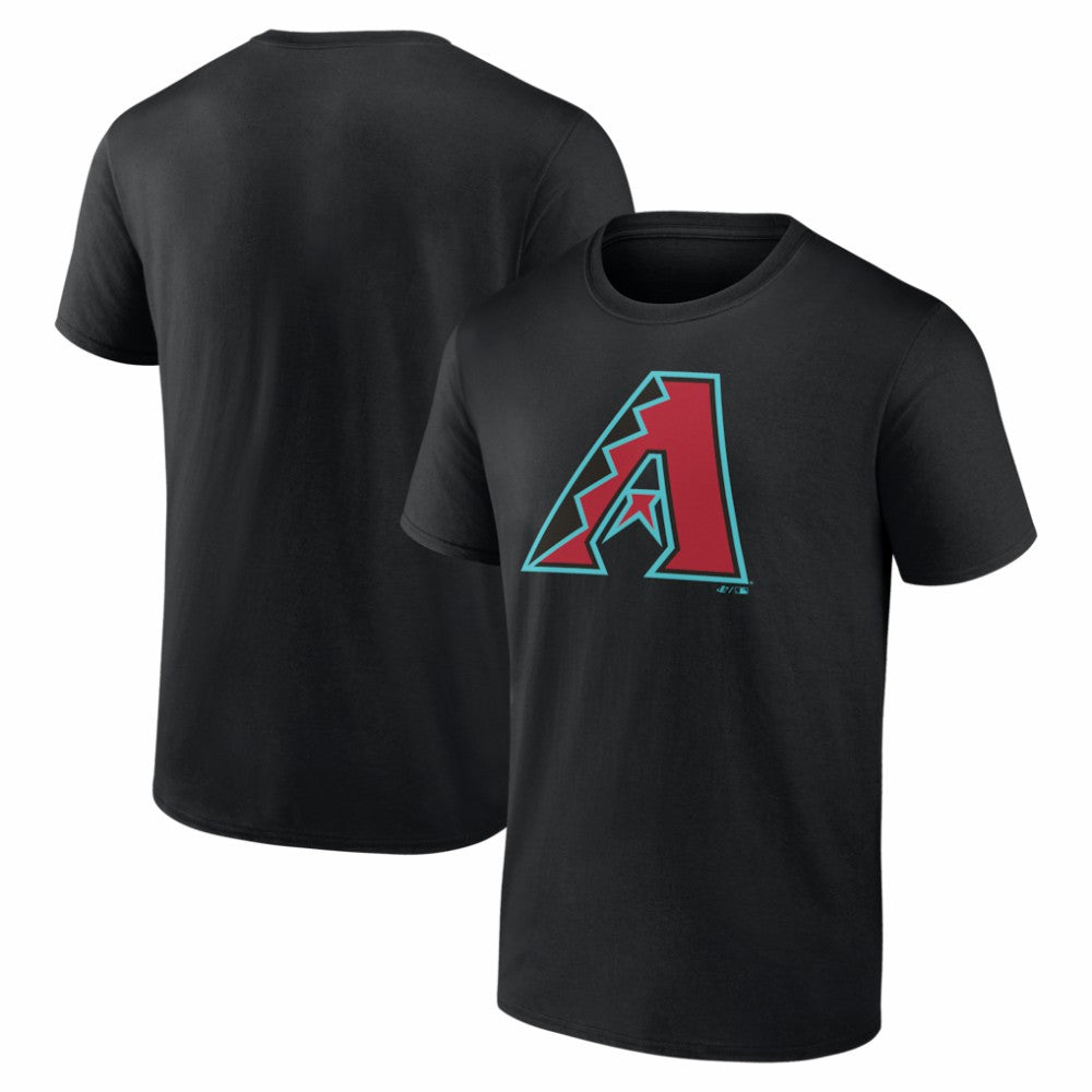 Arizona Diamondbacks Logo Athletic Official Logo T-Shirt - Black - MLB Discount