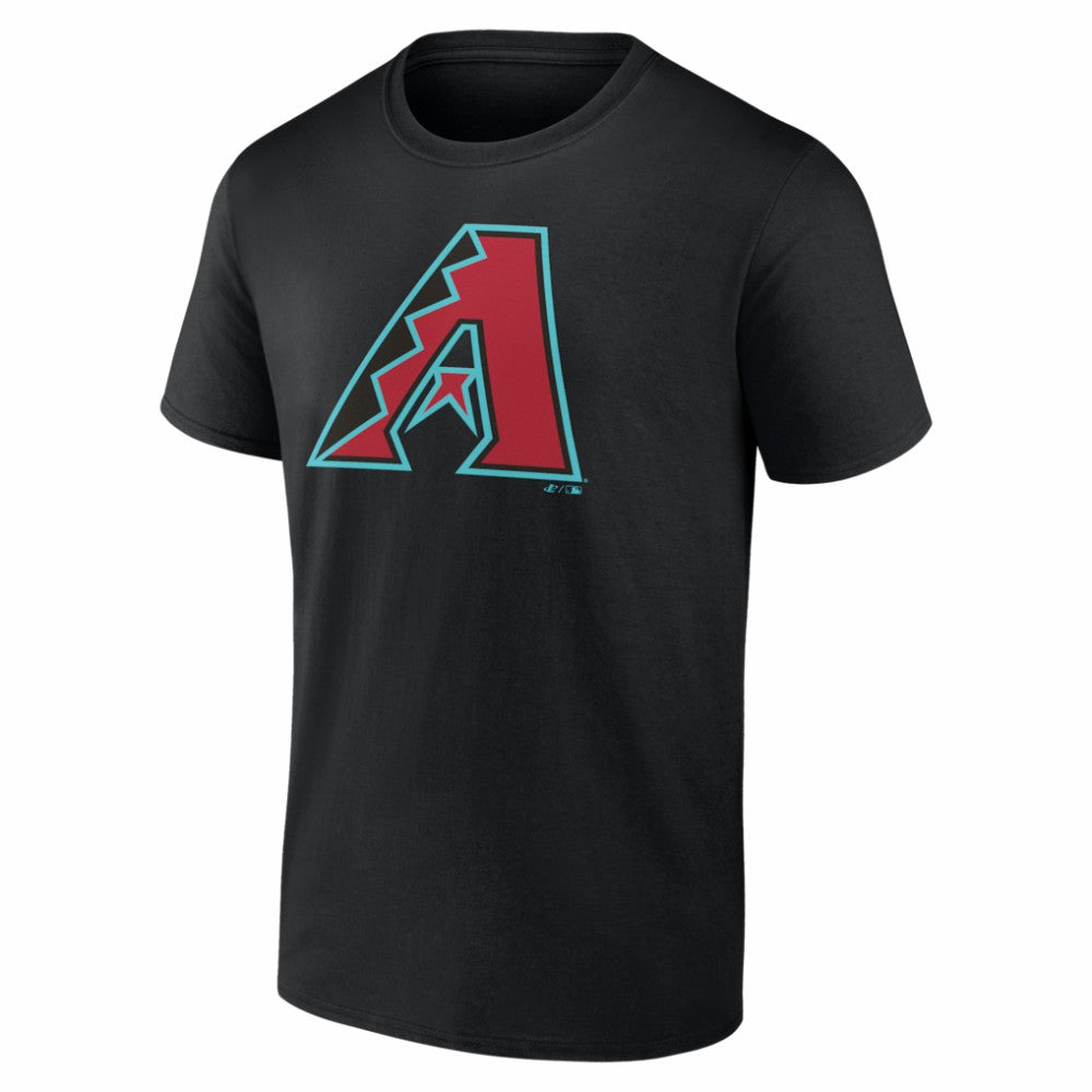 Arizona Diamondbacks Logo Athletic Official Logo T-Shirt - Black - MLB Discount