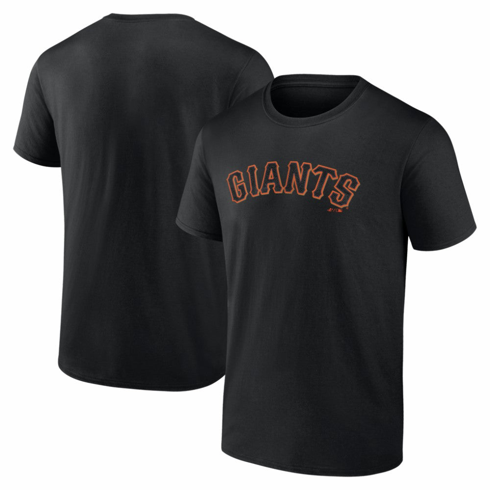 San Francisco Giants Logo Athletic Wordmark T-Shirt - Black - MLB Lifestyle