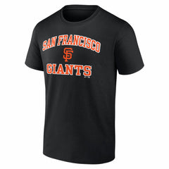 San Francisco Giants Logo Athletic Heart and Soul T-Shirt - Black - MLB on Sale