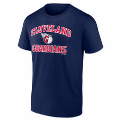 Cleveland Guardians Logo Athletic Heart and Soul T-Shirt - Navy - MLB Sale