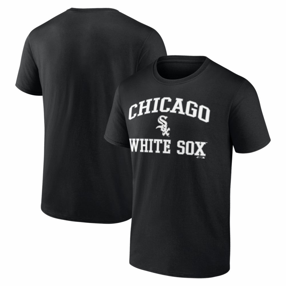 Chicago White Sox Logo Athletic Heart and Soul T-Shirt - Black - MLB Discount