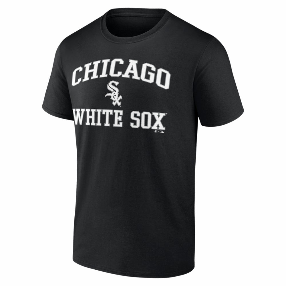 Chicago White Sox Logo Athletic Heart and Soul T-Shirt - Black - MLB Discount