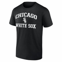 Chicago White Sox Logo Athletic Heart and Soul T-Shirt - Black - MLB Discount