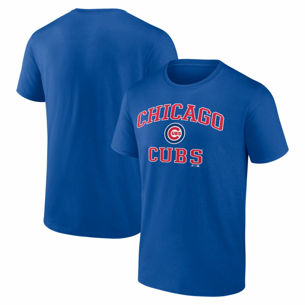 Chicago Cubs Logo Athletic Heart and Soul T-Shirt - Royal - MLB Sale