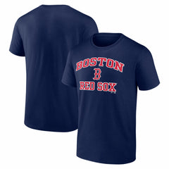 Boston Red Sox Logo Athletic Heart and Soul T-Shirt - Navy - MLB Online