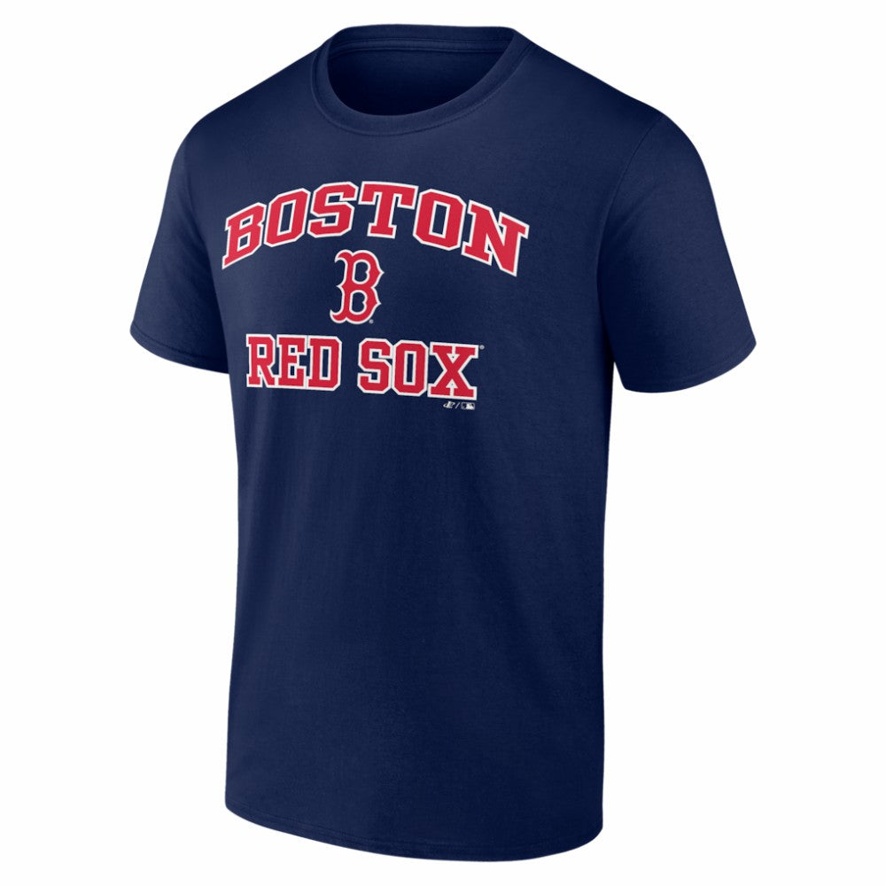 Boston Red Sox Logo Athletic Heart and Soul T-Shirt - Navy - MLB Online