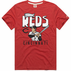 Cincinnati Reds Homage x Topps Tri-Blend T-Shirt - Red - MLB Online