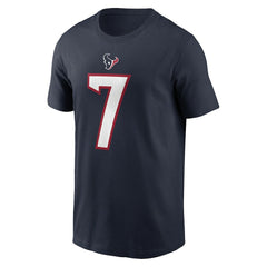 Nike C.J. Stroud Houston Texans Player Name & Number T-Shirt Navy