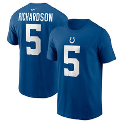 Nike Anthony Richardson Indianapolis Colts Player Name & Number T-Shirt Royal