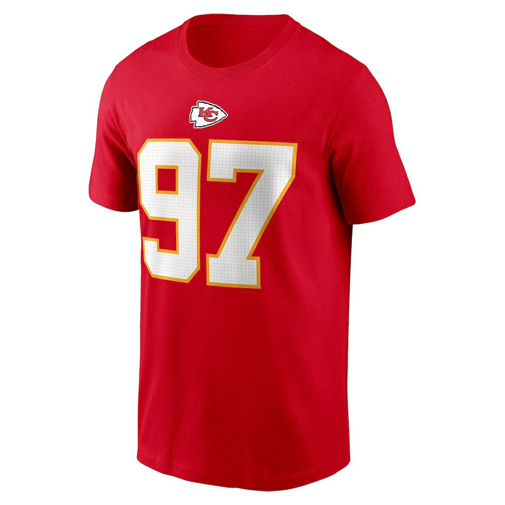 Nike Felix Anudike-Uzomah Kansas City Chiefs Player Name & Number T-Shirt Red