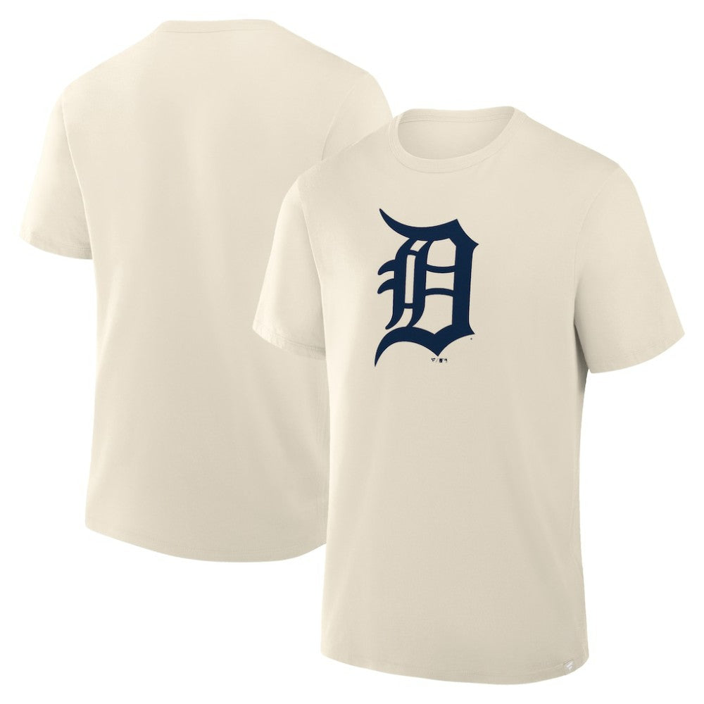 Detroit Tigers Fanatics Primary Logo Legacy T-Shirt - Cream - Fanatics on Sale