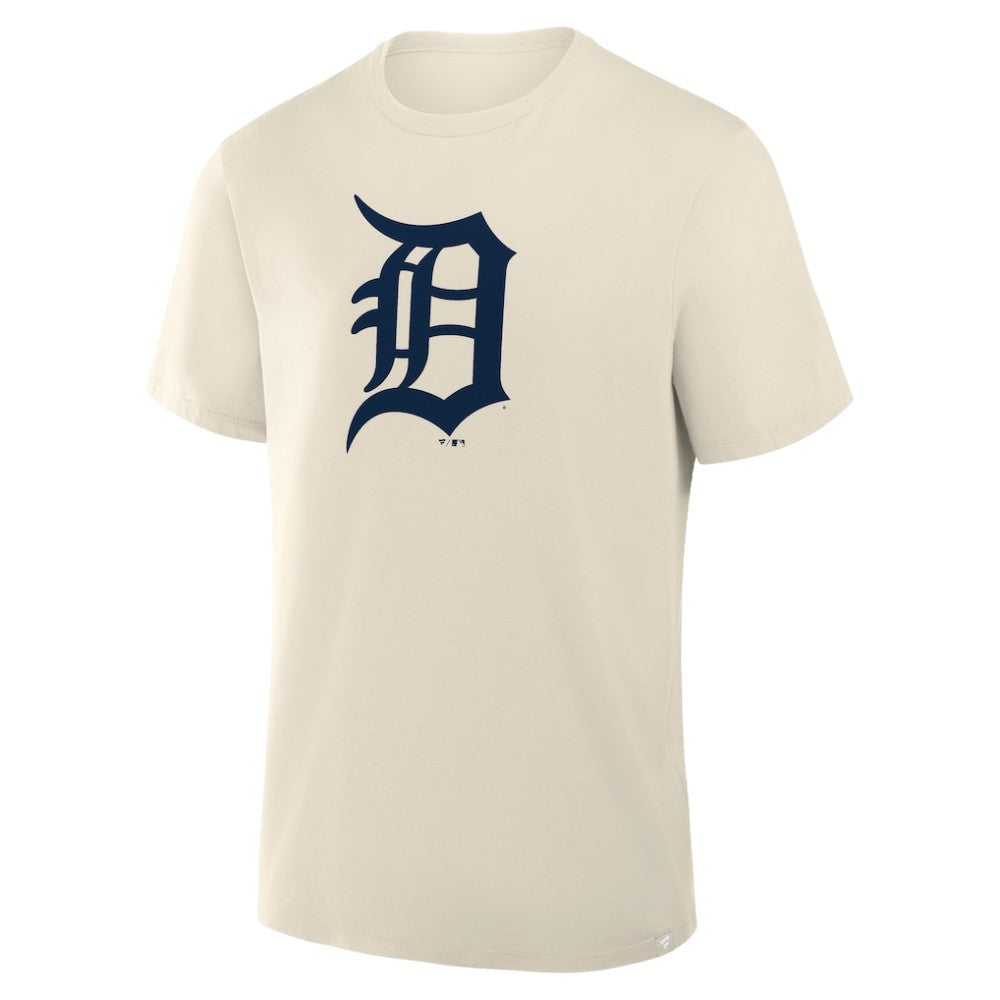 Detroit Tigers Fanatics Primary Logo Legacy T-Shirt - Cream - Fanatics on Sale