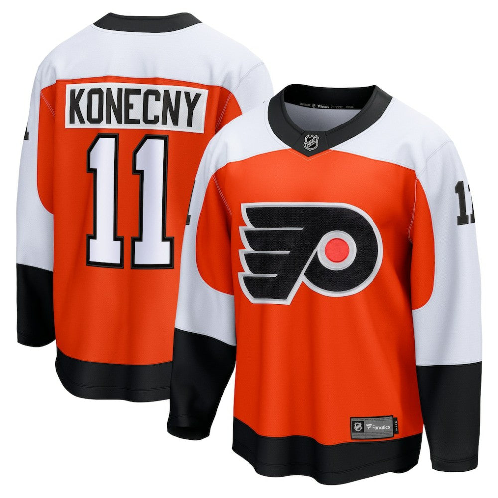 Travis Konecny Philadelphia Flyers Fanatics Home Breakaway Jersey - Orange - NHL 200107888