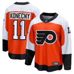 Travis Konecny Philadelphia Flyers Fanatics Home Breakaway Jersey - Orange - NHL 200107888