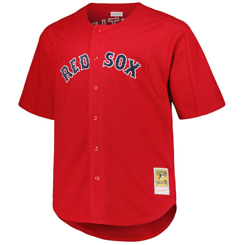 David Ortiz Boston Red Sox Mitchell & Ness Big & Tall Cooperstown Mesh Batting Practice Jersey - Red - Mitchell & Ness Sale