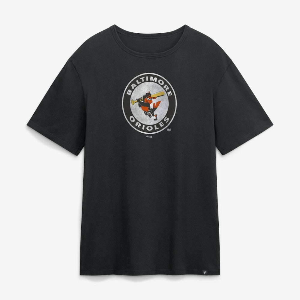 Baltimore Orioles Fanatics Vintage Logo Legacy T-Shirt - Black - Fanatics Lifestyle