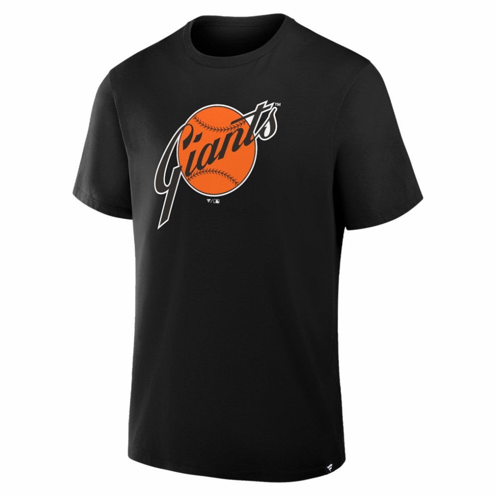 San Francisco Giants Fanatics Vintage Logo Legacy T-Shirt - Black - Fanatics on Sale
