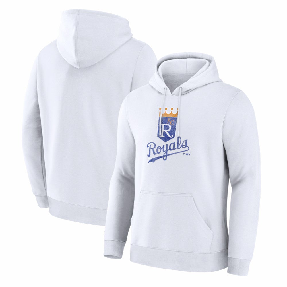 Kansas City Royals Fanatics Heritage Hoodie - White - Fanatics Lifestyle