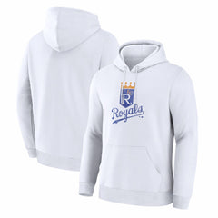 Kansas City Royals Fanatics Heritage Hoodie - White - Fanatics Lifestyle