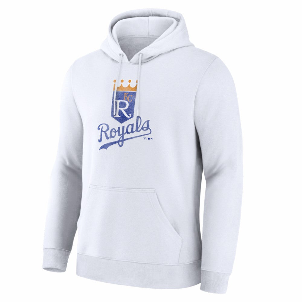 Kansas City Royals Fanatics Heritage Hoodie - White - Fanatics Lifestyle