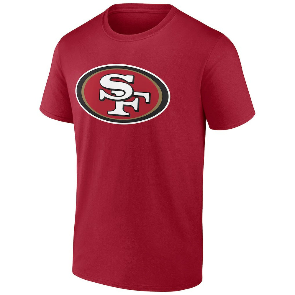 Fanatics Christian McCaffrey San Francisco 49ers Player Icon Name & Number T-Shirt Scarlet