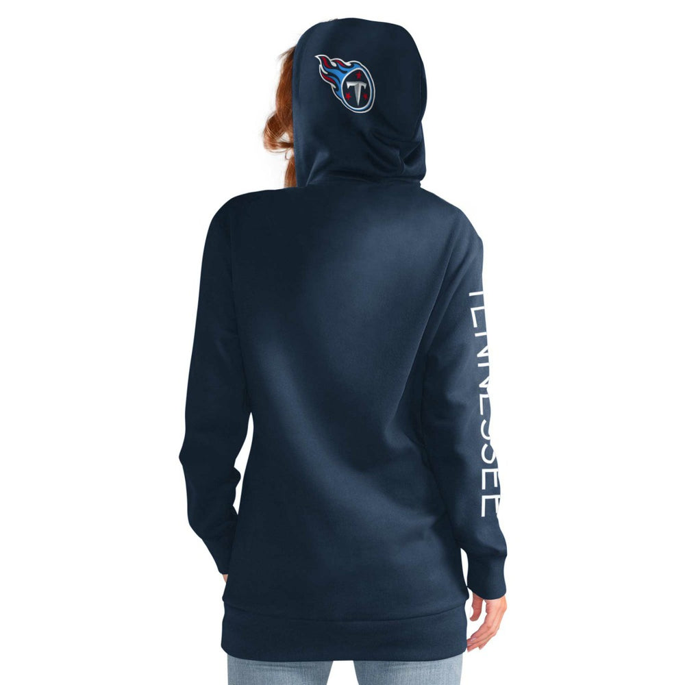 Tennessee Titans G-III 4Her by Carl Banks Women's Extra Inning Pullover Hoodie Navy