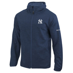 New York Yankees Columbia Omni-Wick It's Time Full-Zip Jacket - Navy - Columbia Online