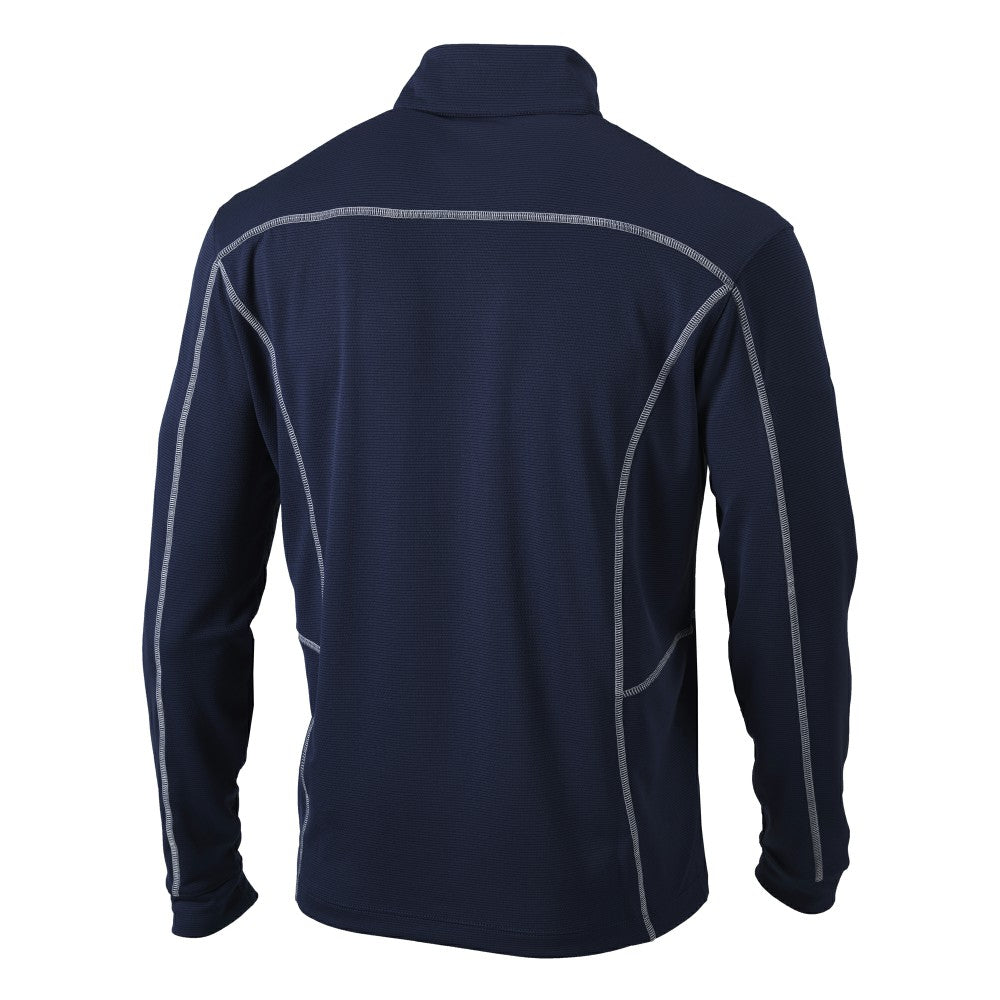 Cleveland Guardians Columbia Omni-Wick Shotgun Quarter-Zip Pullover Top - Navy - Columbia Lifestyle