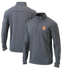 New York Mets Columbia Omni-Wick Shotgun Quarter-Zip Pullover Top - Heather Gray - Columbia Lifestyle