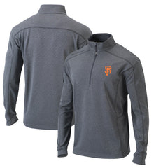 San Francisco Giants Columbia Omni-Wick Shotgun Quarter-Zip Pullover Top - Heather Gray - Columbia Sale