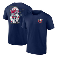 Minnesota Twins Hometown Collection Stadium Signage T-Shirt - Navy - MLB on Sale