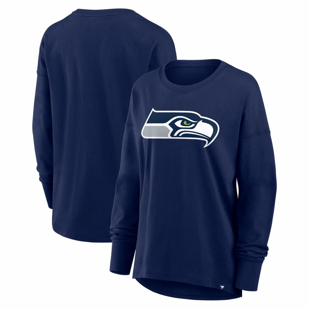 Fanatics Seattle Seahawks Women's Essential Long Sleeve T-Shirt College Navy