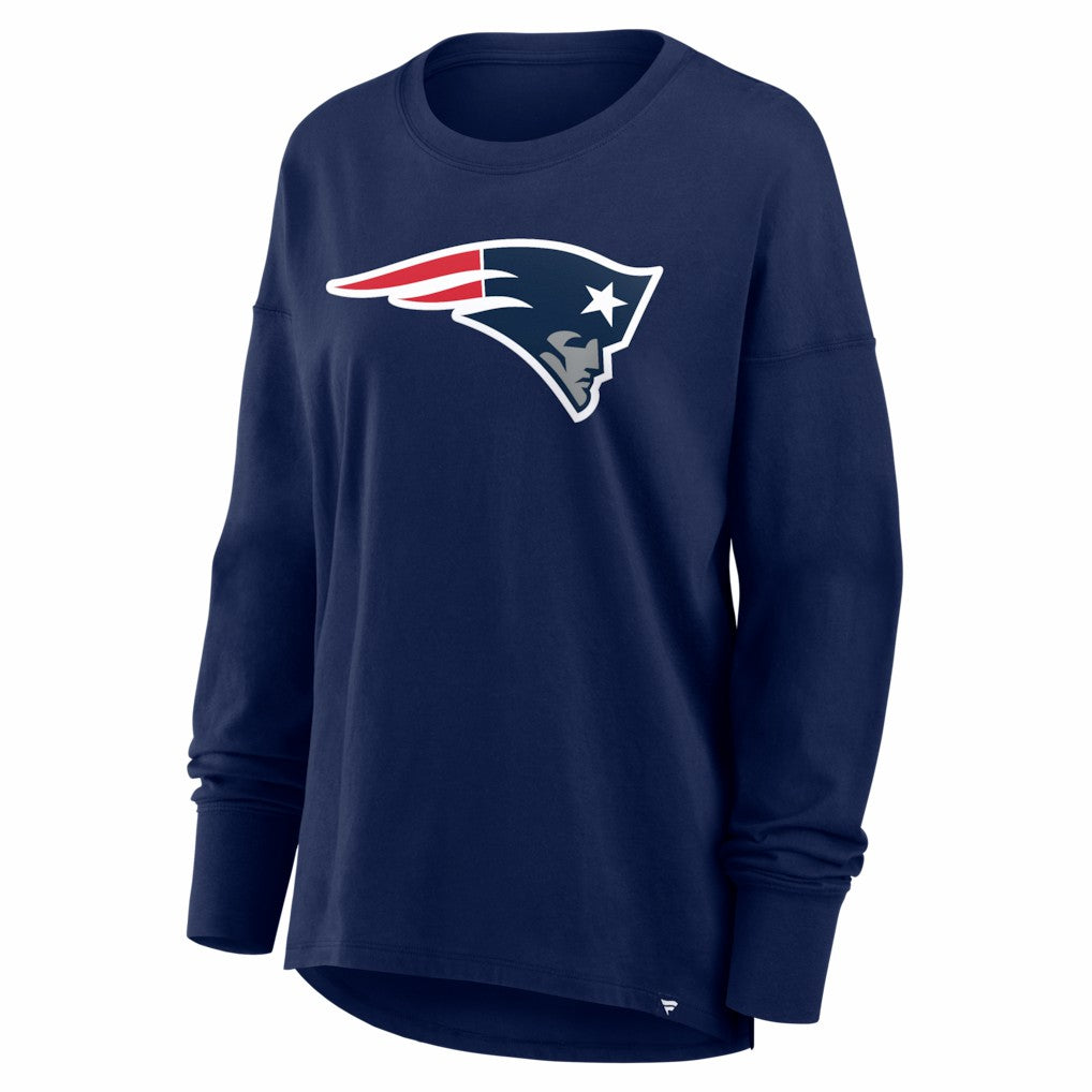 Fanatics New England Patriots Women's Essential Long Sleeve T-Shirt Navy