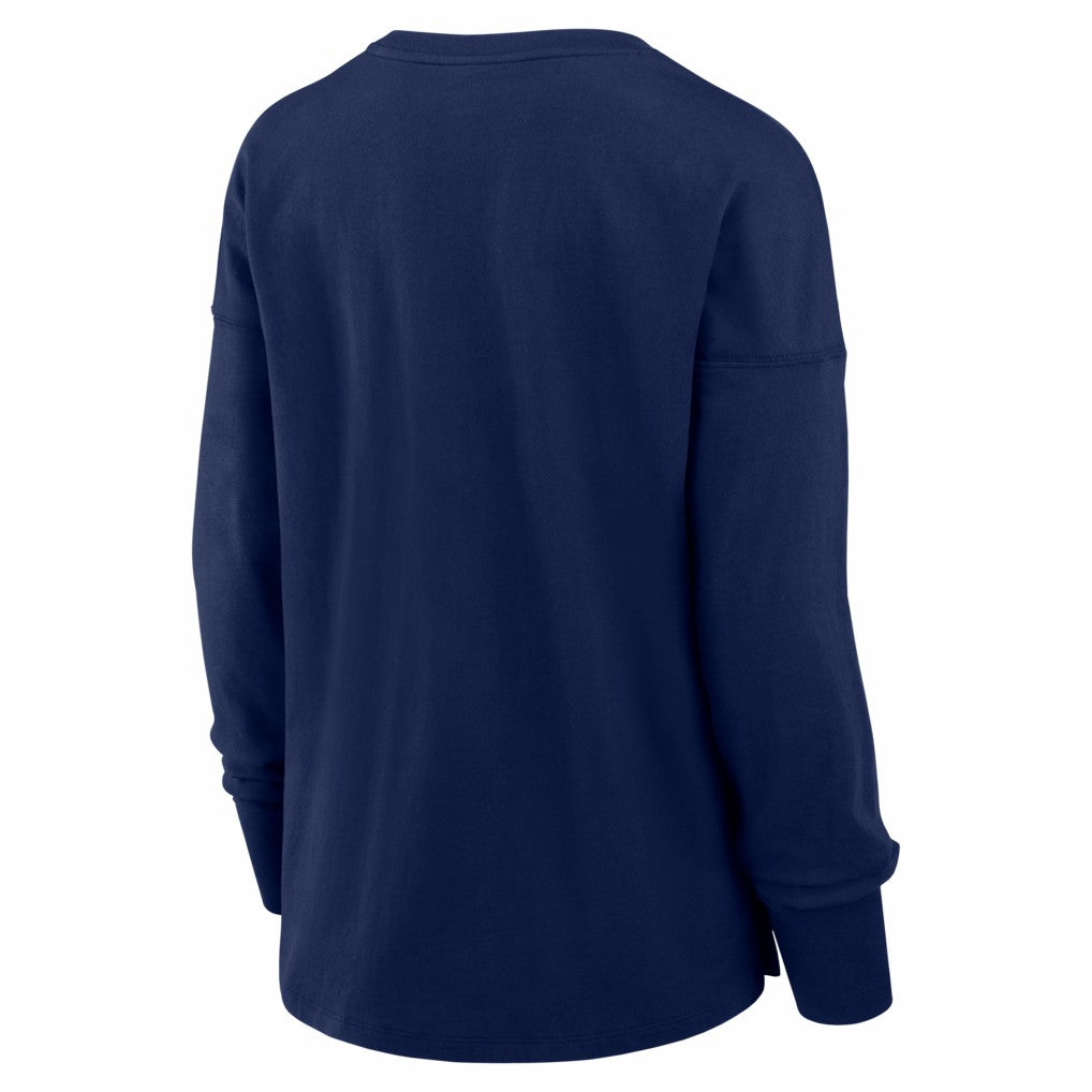 Fanatics New England Patriots Women's Essential Long Sleeve T-Shirt Navy