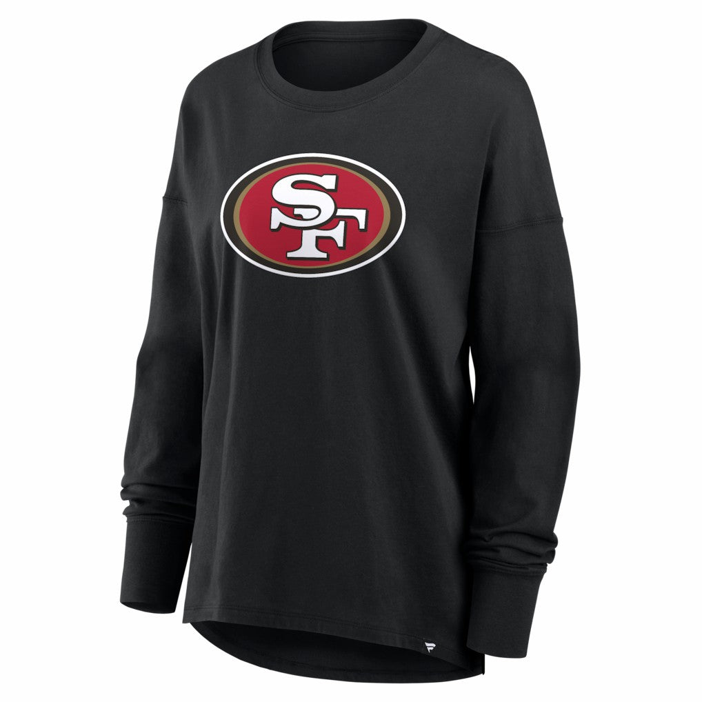 Fanatics San Francisco 49ers Women's Essential Long Sleeve T-Shirt Black