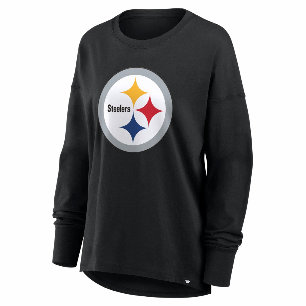 Fanatics Pittsburgh Steelers Women's Essential Long Sleeve T-Shirt Black