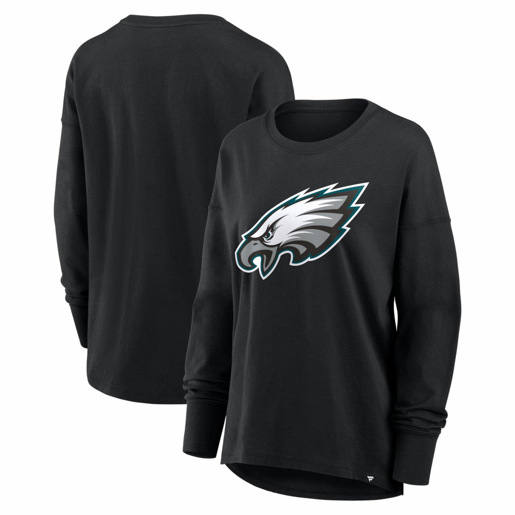 Fanatics Philadelphia Eagles Women's Essential Long Sleeve T-Shirt Black