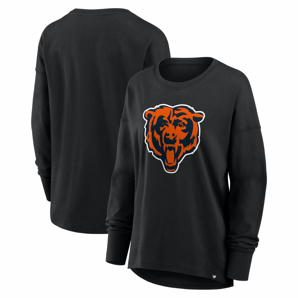 Fanatics Chicago Bears Women's Essential Long Sleeve T-Shirt Black