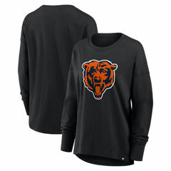 Fanatics Chicago Bears Women's Essential Long Sleeve T-Shirt Black