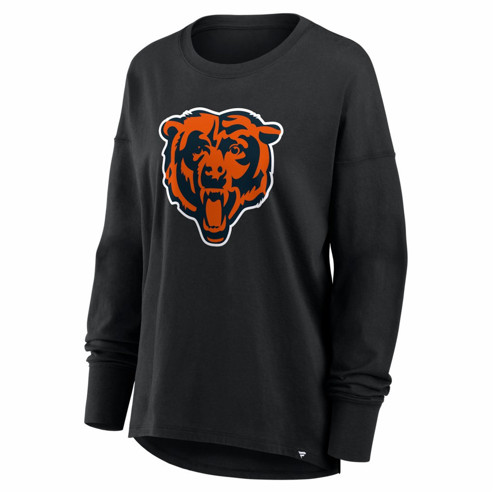 Fanatics Chicago Bears Women's Essential Long Sleeve T-Shirt Black