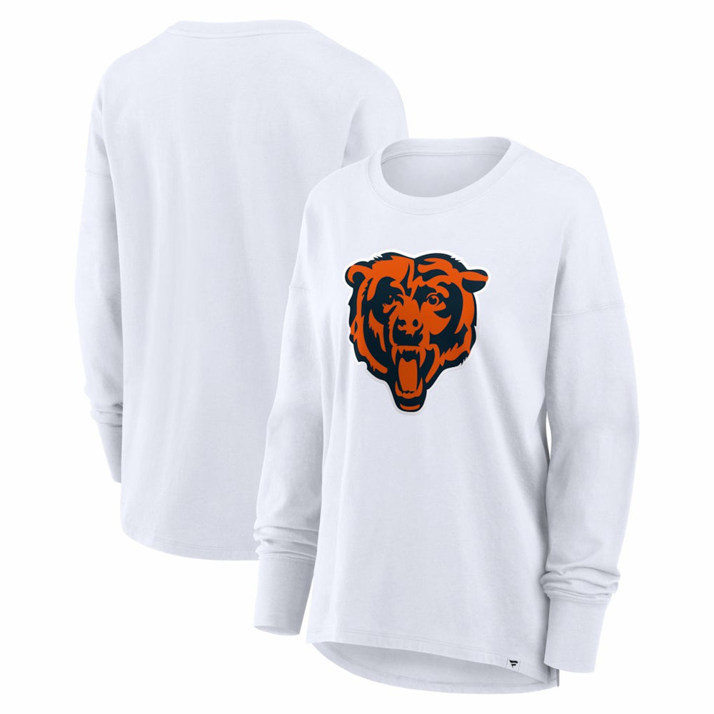 Fanatics Chicago Bears Women's Essential Long Sleeve T-Shirt White