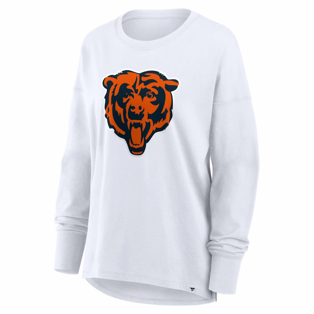 Fanatics Chicago Bears Women's Essential Long Sleeve T-Shirt White