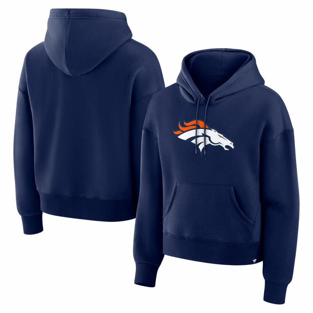 Fanatics Denver Broncos Women's Essential Legacy Hoodie Navy