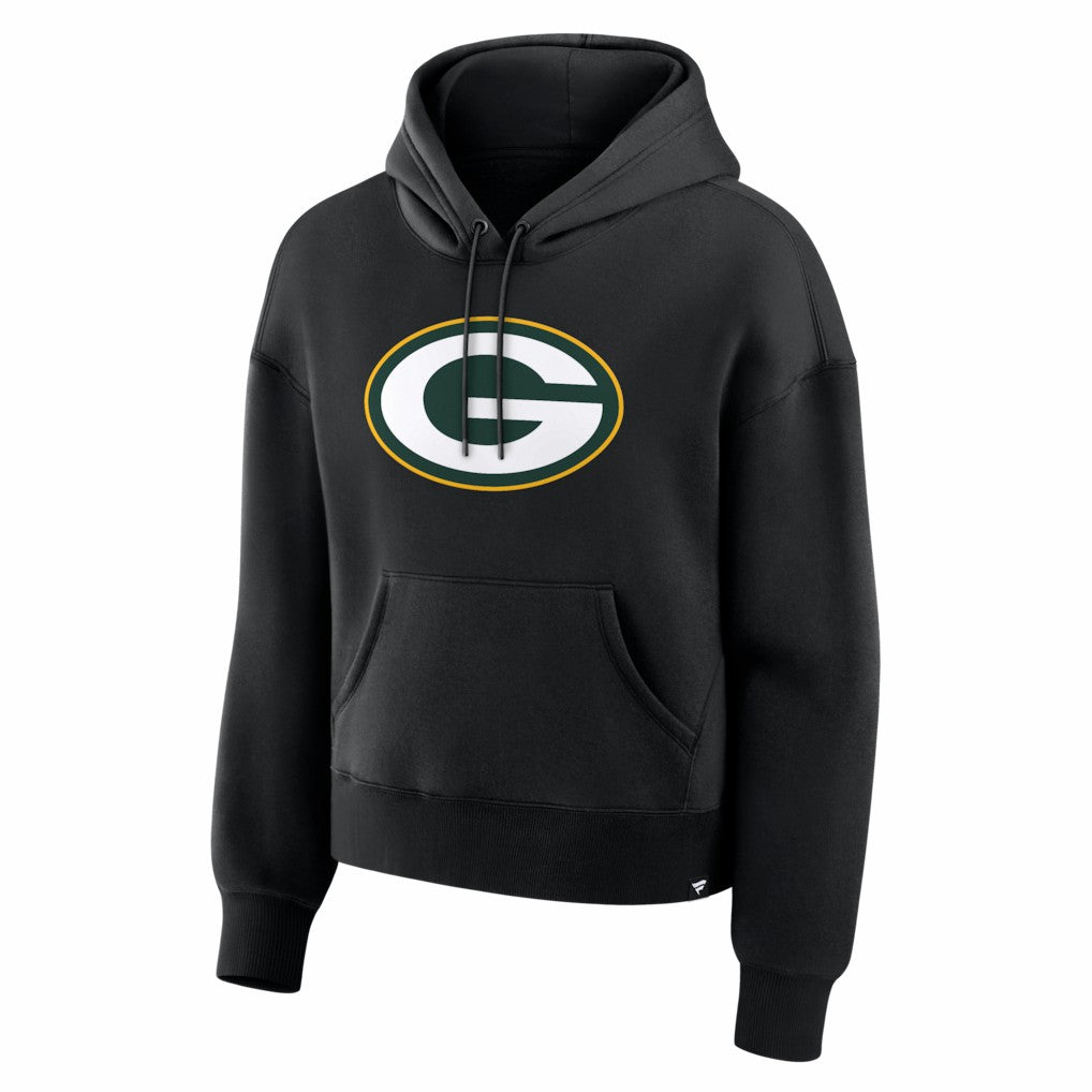Fanatics Green Bay Packers Women's Essential Legacy Hoodie Black